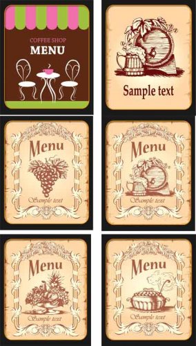    / Menu vector Collection