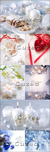 Christmas decoration vector elements set part 3