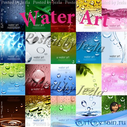 PSD  - Poster Water Art