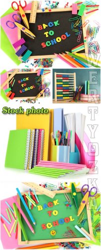   / School supplies - Raster clipart