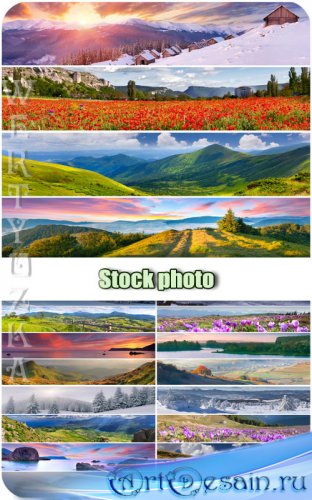 ,   / Nature, beautiful landscapes - Raster clipart