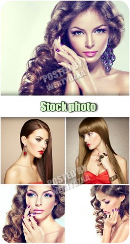     / Girl with beautiful make-up - stock photos