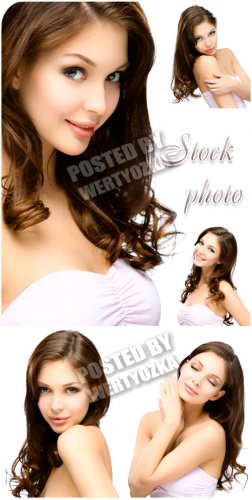     /  Nice and charming girl - stock photos