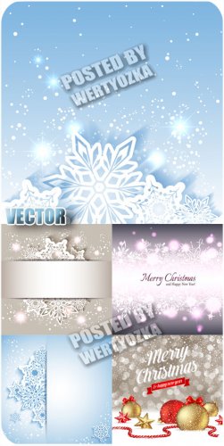   / Sparkling snowflakes - stock vector