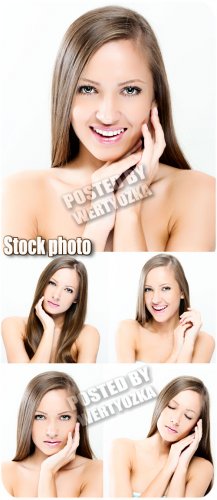     / Girl with a beautiful smile - stock photos