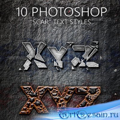 GraphicRiver - 10 Scar Text Styles - 7433434